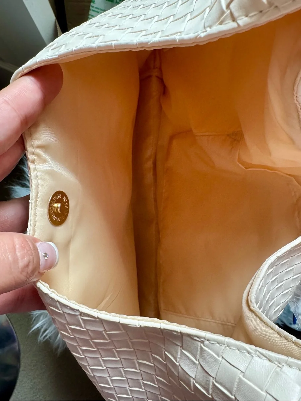 Woven Cream Tote Bag – Beautiful Shoulder Bag